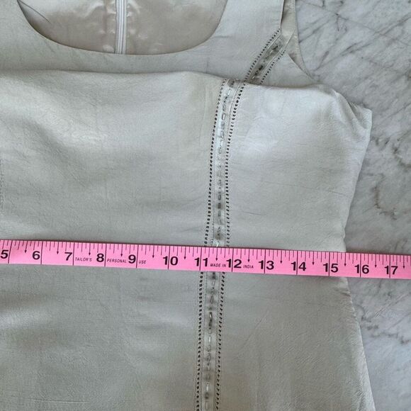 Spenser Jeremy vintage 100% silk beaded sheath dress size 6 - Picture 6 of 8